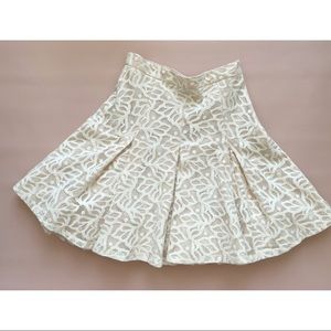 SANDRO Paris Ecru, Ivory, Blush Pink Laced Skirt S(1)
